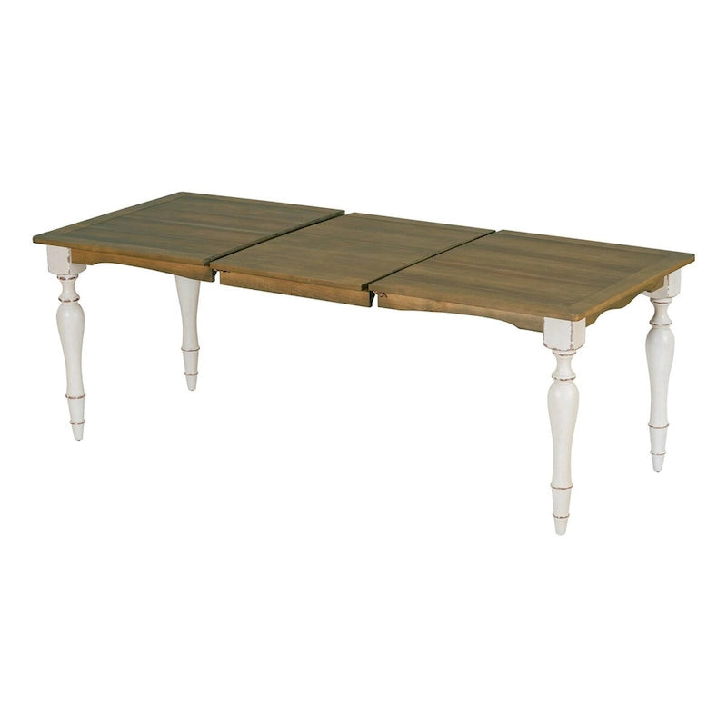 9-Piece Extendable Dining Table Set with Removable Leaf and 8 Upholstered Dining Chairs
