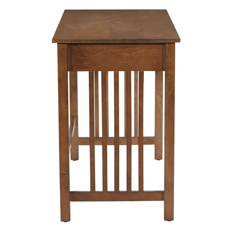 OSP Home Furnishings 1-drawer Ash Oak Mission Desk