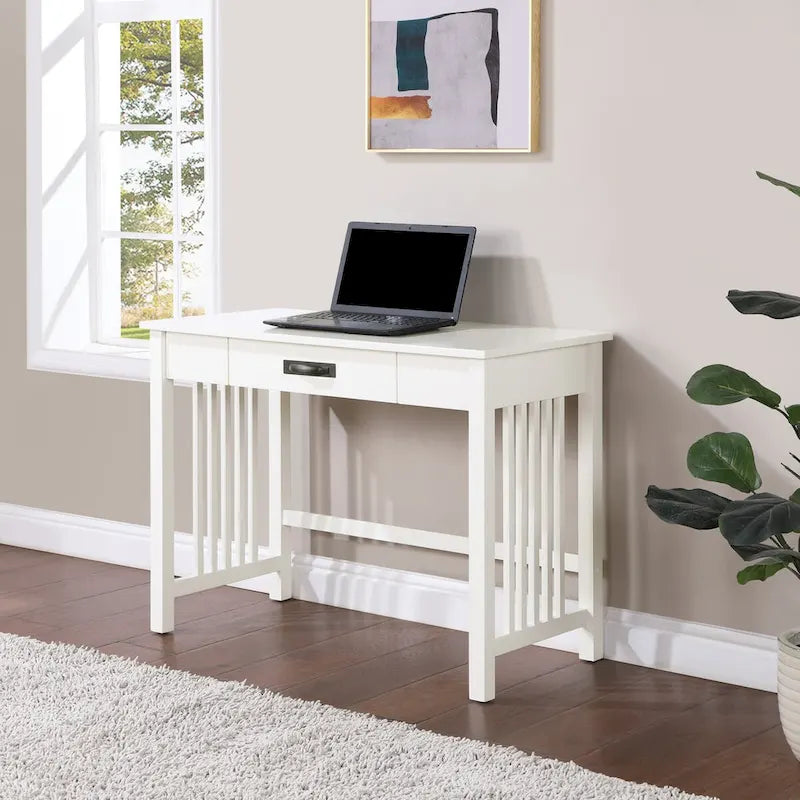 OSP Home Furnishings 1-drawer Ash Oak Mission Desk