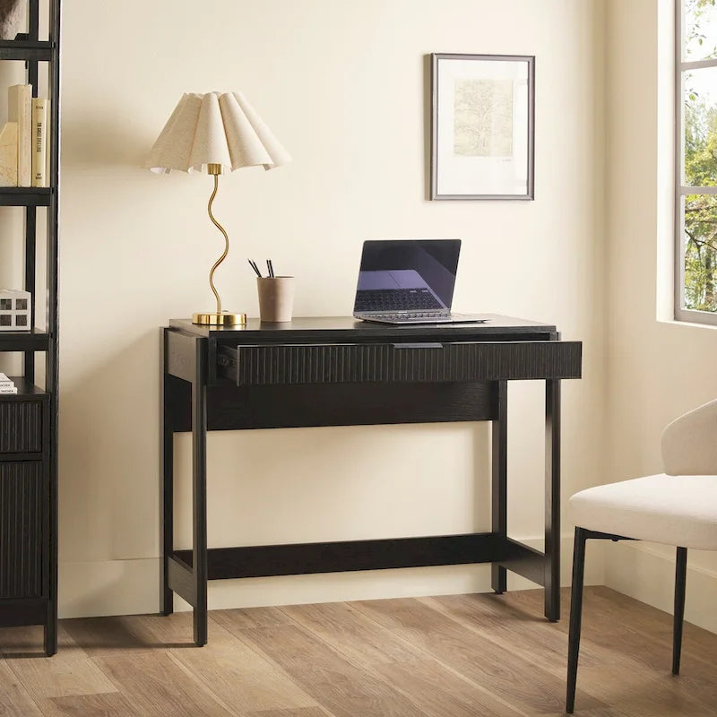 Middlebrook Designs Reeded Writing Desk with Drawer