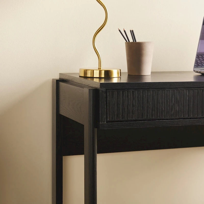 Middlebrook Designs Reeded Writing Desk with Drawer