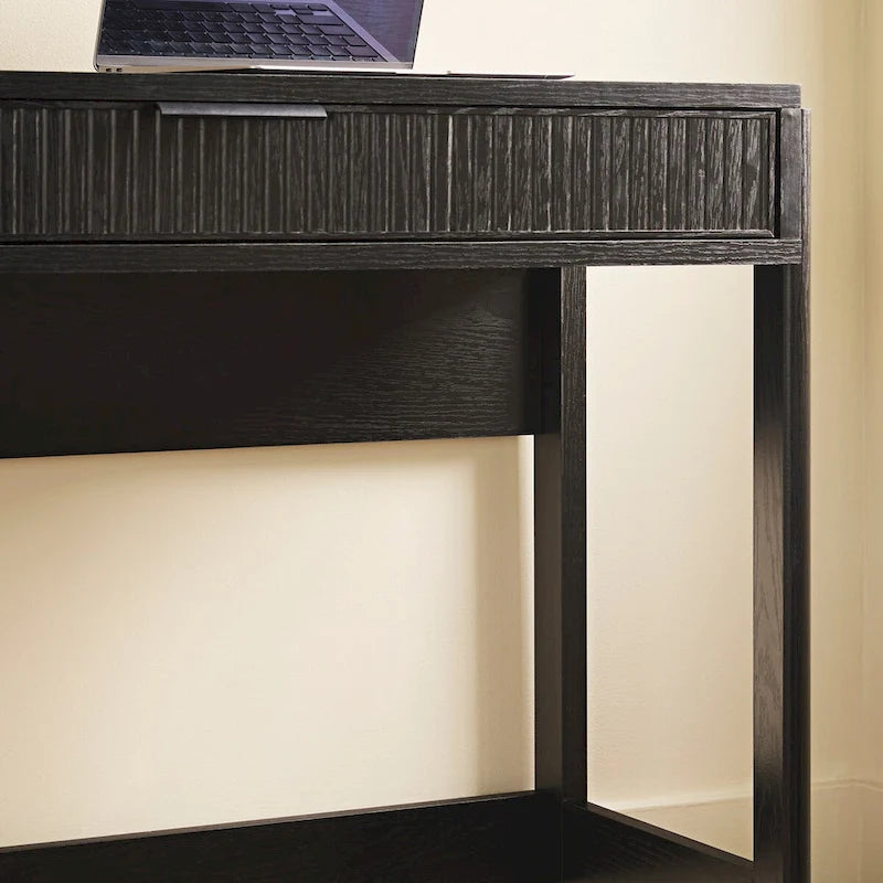 Middlebrook Designs Reeded Writing Desk with Drawer