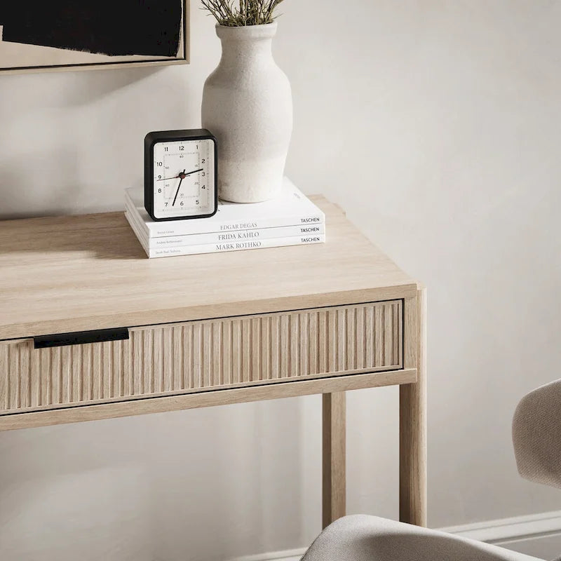 Middlebrook Designs Reeded Writing Desk with Drawer