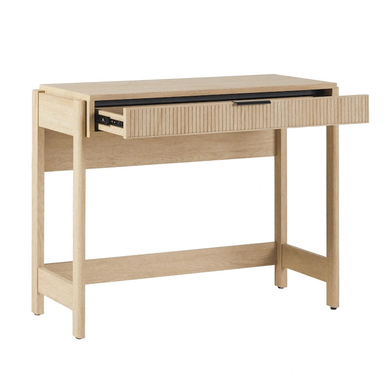 Middlebrook Designs Reeded Writing Desk with Drawer