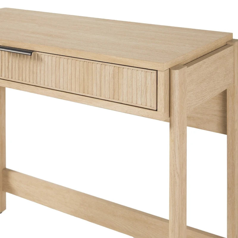 Middlebrook Designs Reeded Writing Desk with Drawer
