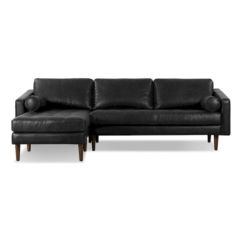 Poly & Bark Napa 104.5 Left Sectional Sofa - Full Grain Genuine Italian Leather