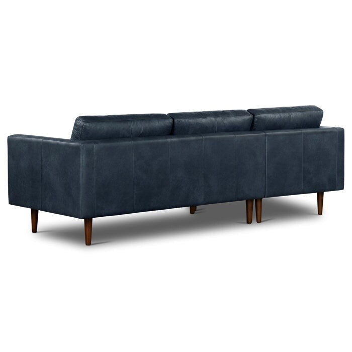 Poly & Bark Napa 104.5 Left Sectional Sofa - Full Grain Genuine Italian Leather