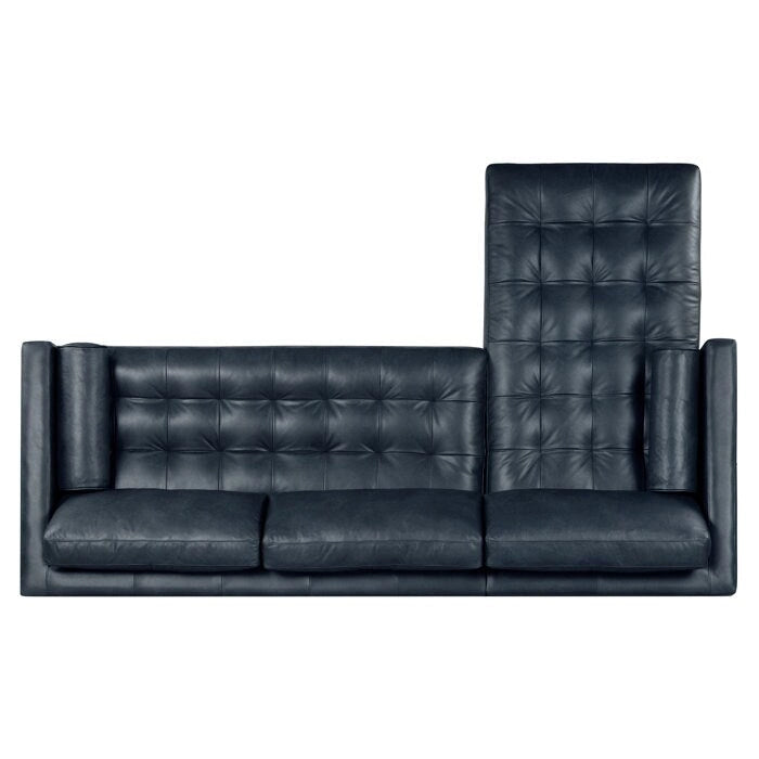 Poly & Bark Napa 104.5 Left Sectional Sofa - Full Grain Genuine Italian Leather