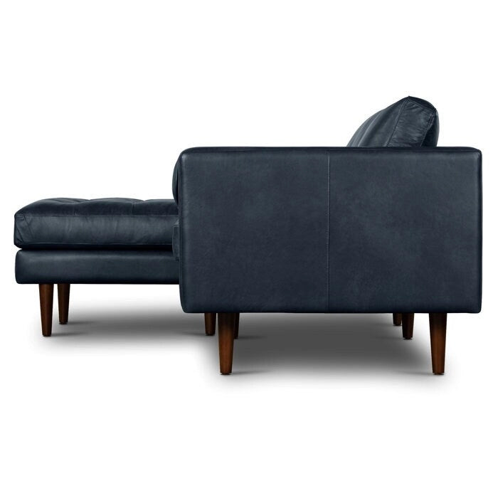 Poly & Bark Napa 104.5 Left Sectional Sofa - Full Grain Genuine Italian Leather