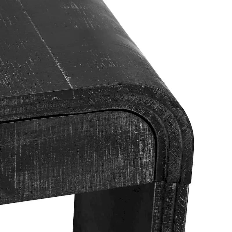 Unique Retro Silhouette Console Table with Open Style