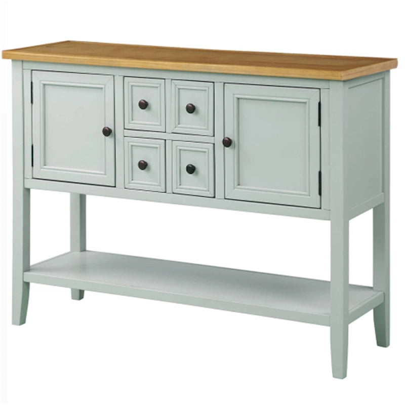 Buffet Sideboard Console Table with Bottom Shelf