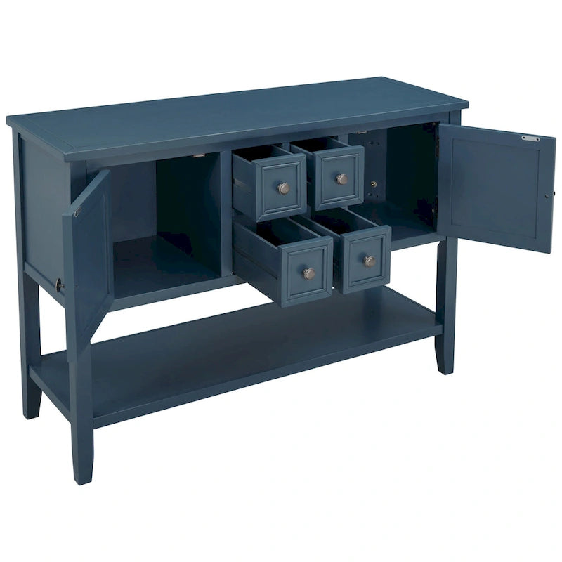 Buffet Sideboard Console Table with Bottom Shelf
