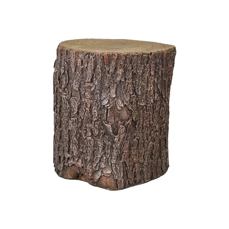 Faux Oak Stump Cover for Yard - Round Tree Stump Table Garden Stools