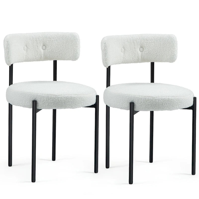 AVAWING Dining Chairs Mid-Century Modern Kitchen Chairs Set of 2