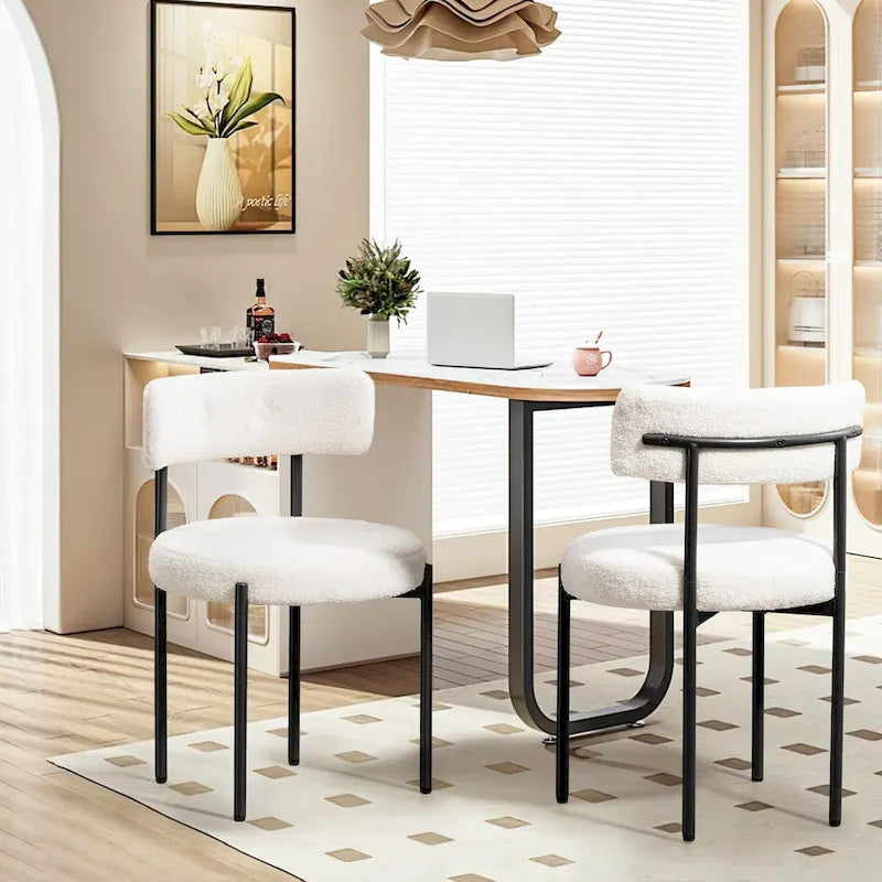 AVAWING Dining Chairs Mid-Century Modern Kitchen Chairs Set of 2