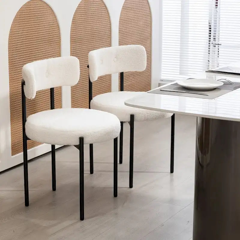 AVAWING Dining Chairs Mid-Century Modern Kitchen Chairs Set of 2