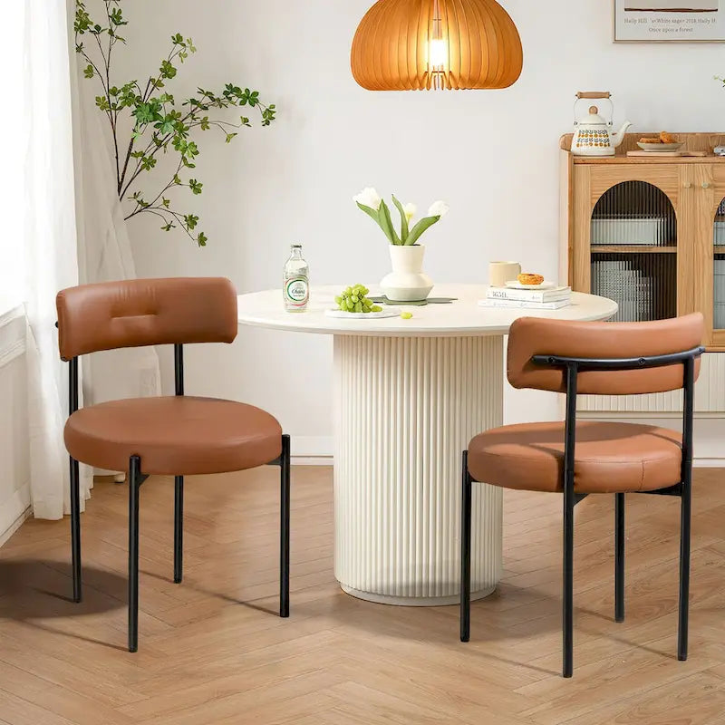 AVAWING Dining Chairs Mid-Century Modern Kitchen Chairs Set of 2