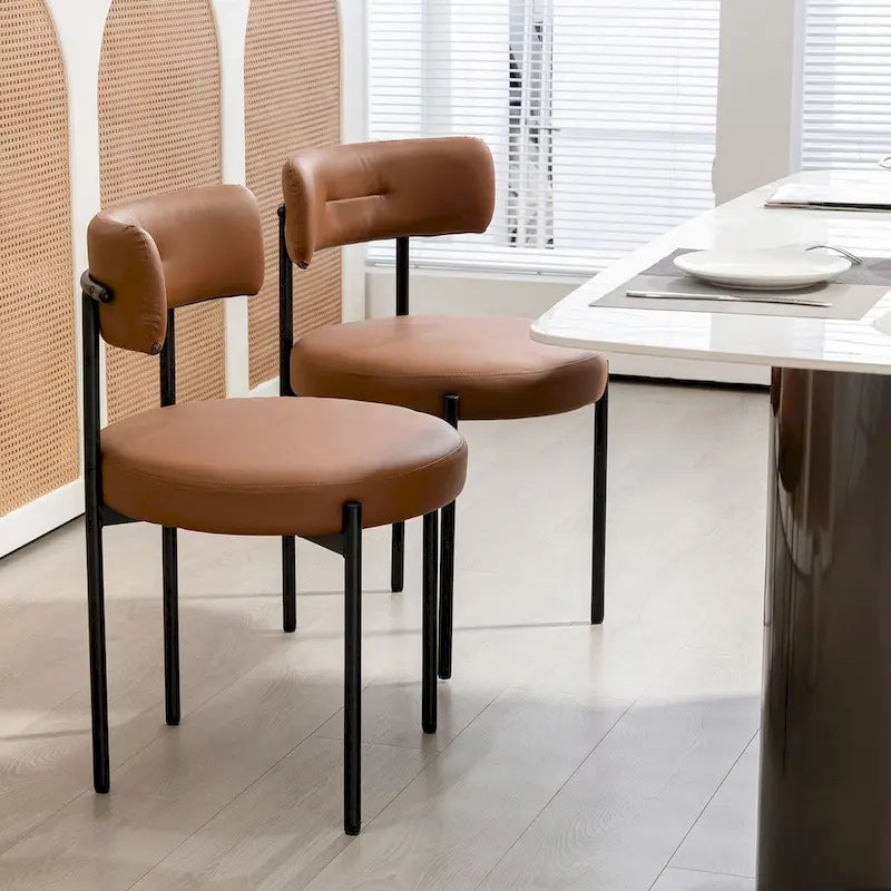 AVAWING Dining Chairs Mid-Century Modern Kitchen Chairs Set of 2