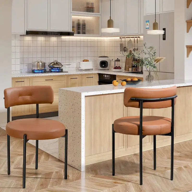 AVAWING Dining Chairs Mid-Century Modern Kitchen Chairs Set of 2