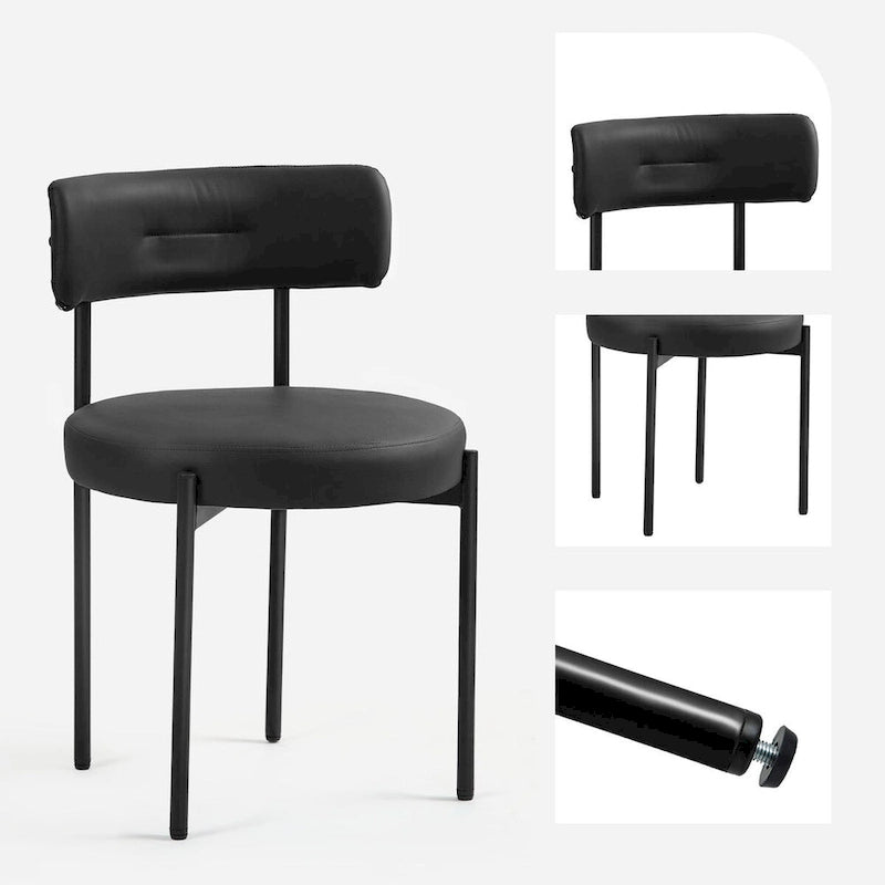 AVAWING Dining Chairs Mid-Century Modern Kitchen Chairs Set of 2