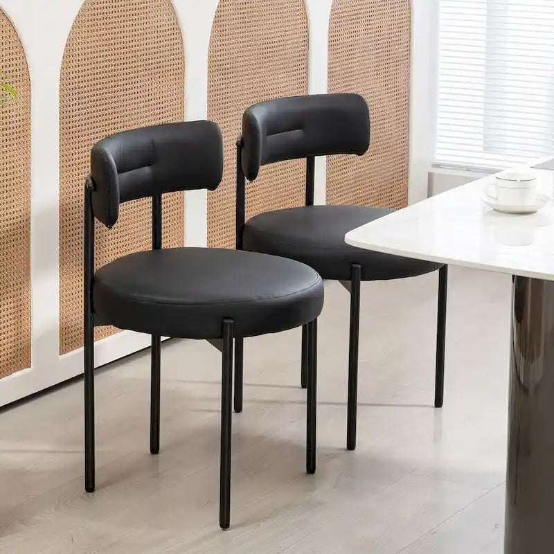 AVAWING Dining Chairs Mid-Century Modern Kitchen Chairs Set of 2