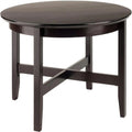 Wood Toby Occasional Table Espresso - 30D x 30W x 18.11H