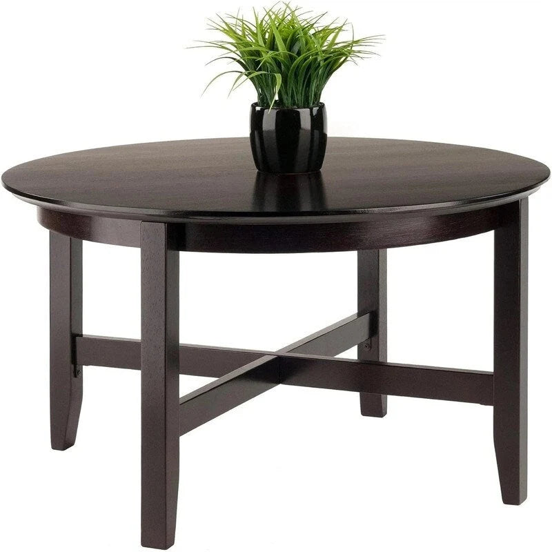 Wood Toby Occasional Table Espresso - 30D x 30W x 18.11H