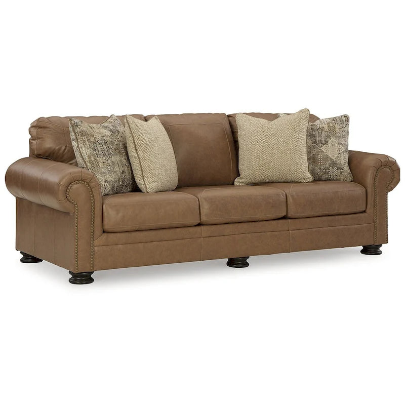 Signature Design by Ashley Carianna Caramel Sofa - 101W x 40D x 40H