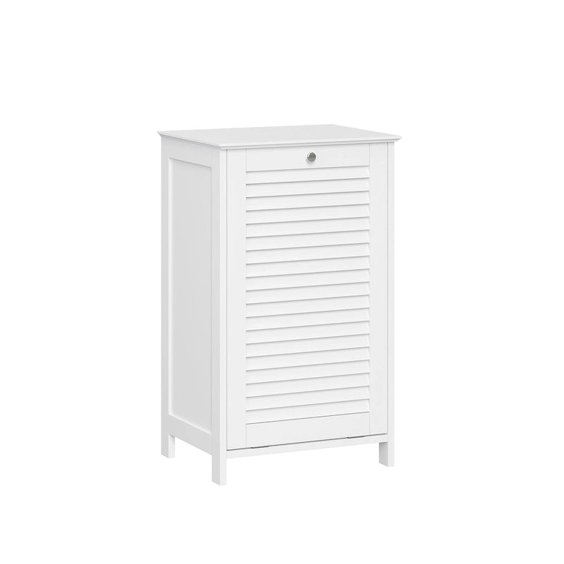 RiverRidge Ellsworth Tilt-Out Laundry Hamper Cabinet with Removable Cloth Storage Bag - White