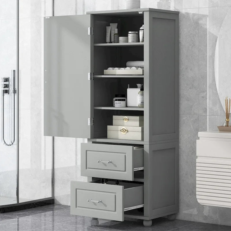 Tall Bathroom Storage Cabinet