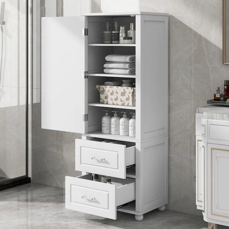 Tall Bathroom Storage Cabinet
