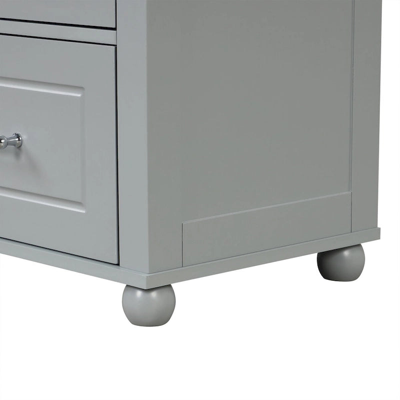 Tall Bathroom Storage Cabinet