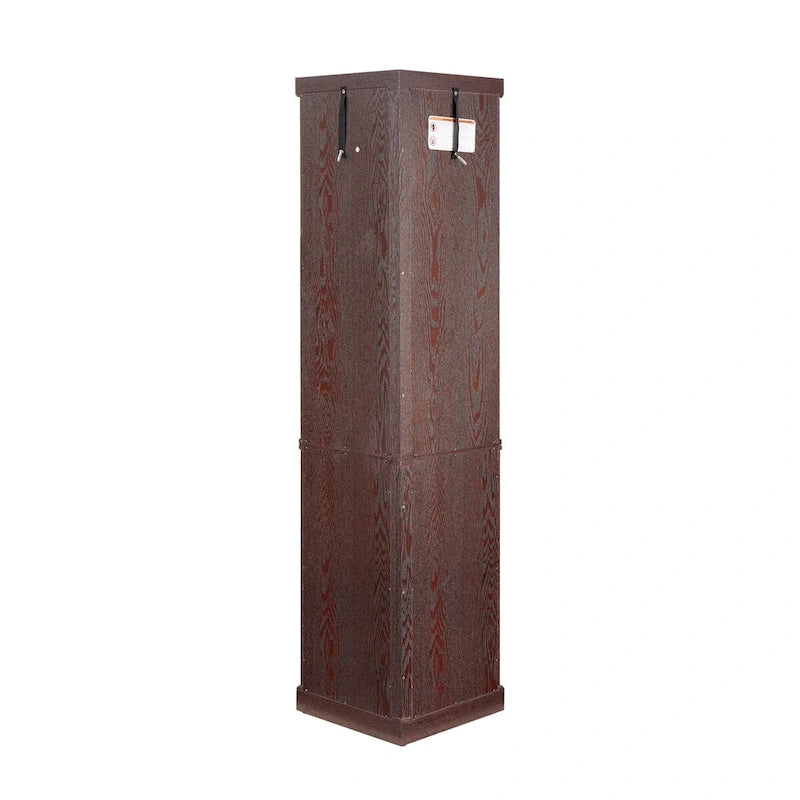 Corner Glass Cabinet Lighted Curio Cabinet Corner Display Case, Antique collection, Wine, Bar Glass Storage Light Included