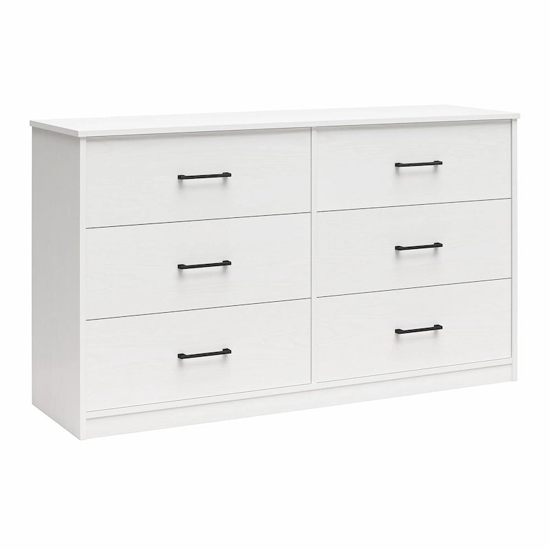Ameriwood Home BrEZ Build Pearce Wide 6 Drawer Dresser