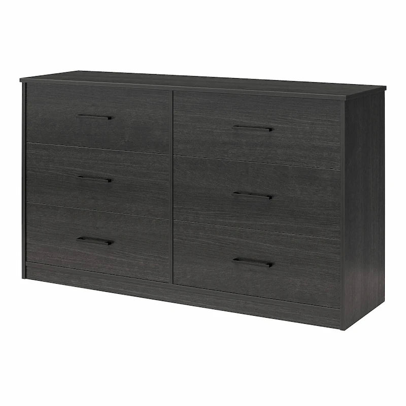 Ameriwood Home BrEZ Build Pearce Wide 6 Drawer Dresser