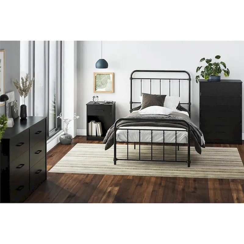 Ameriwood Home BrEZ Build Pearce Wide 6 Drawer Dresser