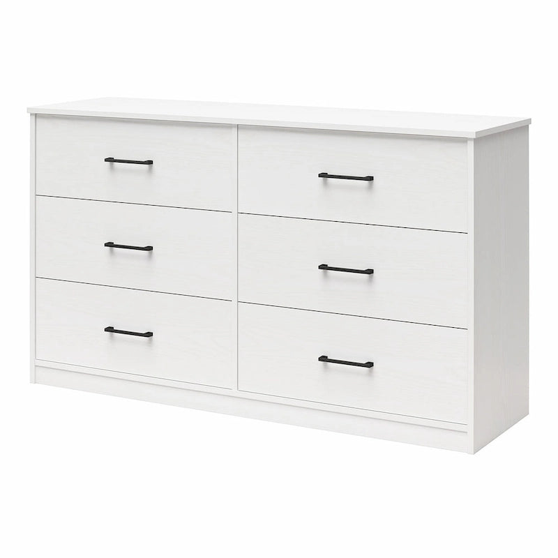 Ameriwood Home BrEZ Build Pearce Wide 6 Drawer Dresser