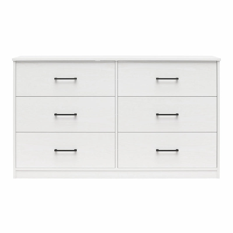 Ameriwood Home BrEZ Build Pearce Wide 6 Drawer Dresser