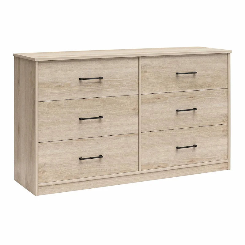 Ameriwood Home BrEZ Build Pearce Wide 6 Drawer Dresser