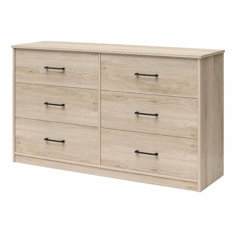 Ameriwood Home BrEZ Build Pearce Wide 6 Drawer Dresser