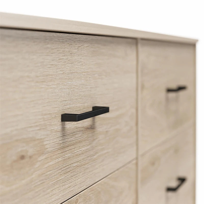 Ameriwood Home BrEZ Build Pearce Wide 6 Drawer Dresser